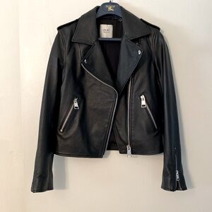 Essentials LTH Black Leather Jacket